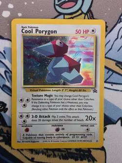 Pokemon TCG Cool Porygon Black Star Promo Holo Foil - Image 1