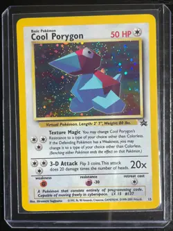 Pokemon TCG Cool Porygon Black Star Promo Holo Foil Near Mint NM - Image 4