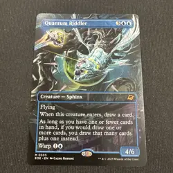 Quantum Riddler Borderless non-foil M0305 Edge of Eternities Creature Sphinx - Image 1
