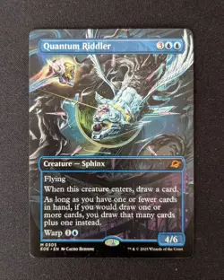 Quantum Riddler (Borderless) (EOE-305) - Edge of Eternities Near Mint - MTG - Image 1