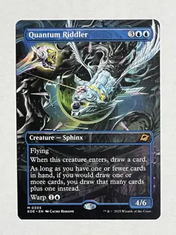 Quantum Riddler (Borderless) Edge of Eternities Regular - Magic The Gathering - Image 1