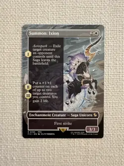 Summon: Ixion (Borderless) R0195 Final Fantasy FIC Magic MTG NM - Image 1