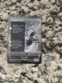 MTG Summon: Ixion (Borderless) Commander: Final Fantasy Regular - Image 1