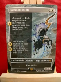 Summon: Ixion (Borderless) - Final Fantasy Commander - NM - MTG - Image 1