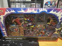 Mega Lucario EX Premium Figure Collection Sealed In Hand - Image 1
