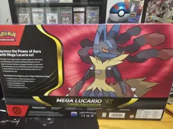 Mega Lucario EX Premium Figure Collection Sealed In Hand - Image 3