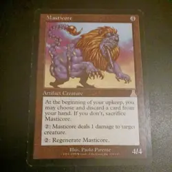 Mtg Masticore LP 134 Urza's Destiny Reserved List Rare Artifact Creature Card - Image 2