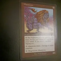 Mtg Masticore LP 134 Urza's Destiny Reserved List Rare Artifact Creature Card - Image 3