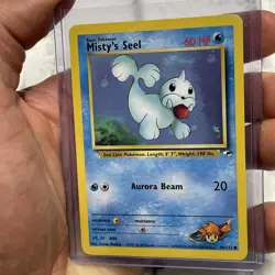 Pokemon Misty's Seel Gym Heroes Set Unlimited 88/132 WOTC Common NM Vtg Card TCG - Image 2