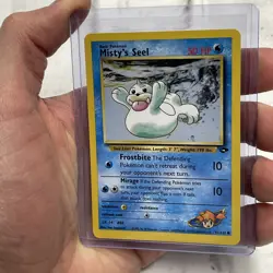 Pokemon - Gym Challenge Misty's Seel 91/132 NM/MT Vintage Pokemon Card Pokemon - Image 2