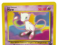 Mew Basic Pokemon Card - Black Star Promo card #8 Near Mint Condition - Image 2