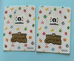 CLAUDIA & ELVIS Amiibo Cards Animal Crossing New Authentic Nintendo Lions - Image 2