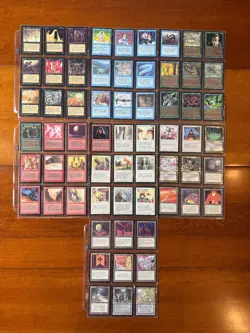 MTG - The Dark - Complete Set 119 WOTC Cards - Vintage - 1994 - VG-NM - Image 1