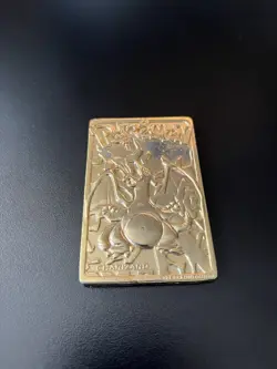 1999 Burger King Pokemon Charizard Nintendo 23K Gold Plated Trading Card - Image 2