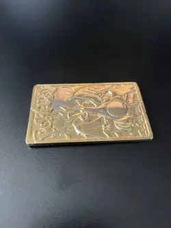 1999 Burger King Pokemon Charizard Nintendo 23K Gold Plated Trading Card - Image 3