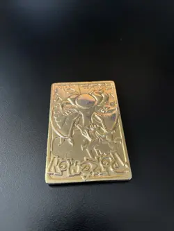 1999 Burger King Pokemon Charizard Nintendo 23K Gold Plated Trading Card - Image 4