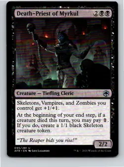 Magic the Gathering Death-Priest of Myrkul Adventures in Forgotten Realms MTG - Image 1