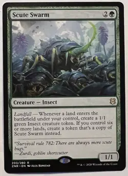 MTG Scute Swarm-Zendikar Rising NM-M - Image 1