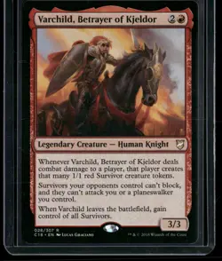 Commander 2018 #28 Varchild, Betrayer of Kjeldor MTG Rare Magic the Gathering - Image 1