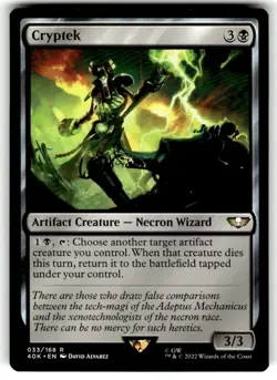 Cryptek Universes Beyond: Warhammer 40000 Regular MTG - Image 1