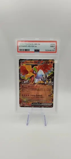 Pokemon TCG: Ethan's Ho-oh EX 039/182- PSA 9- Destined Rivals Holo MINT - Image 1