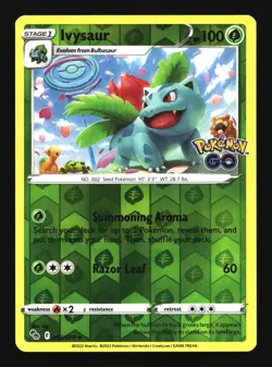 2022 Pokemon GO Ivysaur Uncommon #2/78 - Image 1