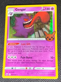 Gengar 057/198 Holo - Trick or Trade Pokemon Card - NM - Image 1