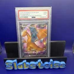 2020 POKEMON SWSH BLACK STAR PROMO #050 CHARIZARD V PSA 9 - Image 1