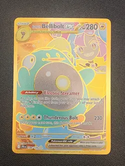 Iono's Bellibolt EX Sir 188/159 Holo Pokemon TCG Card Journey Together A1 - Image 1