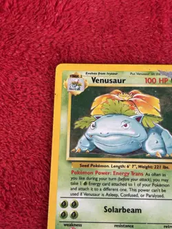Venusaur 015/102 Base Set Holo Wotc Pokemon Card 1999 Played - Image 2