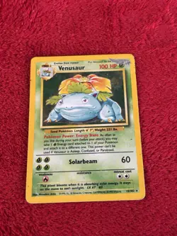 Venusaur 015/102 Base Set Holo Wotc Pokemon Card 1999 Played - Image 5