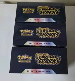 [Lot of 3] Pokemon TCG Surging Sparks Elite Trainer Box ETB Sealed - 27 packs + - Image 2