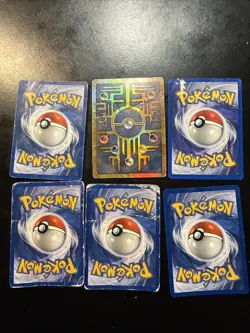 Pokemon TCG 2000 Ancient Mew Holo Rare Wotc Damaged Lot Of 6 All Holo All Rare - Image 2