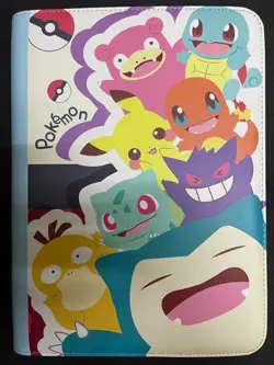Pokemon Snorlax and Friends Unofficial Binder 9 Pocket NEW ZIPPERED 360 slot - Image 2