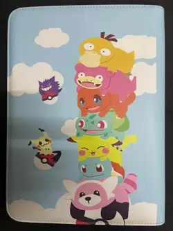 Pokemon Snorlax and Friends Unofficial Binder 9 Pocket NEW ZIPPERED 360 slot - Image 3