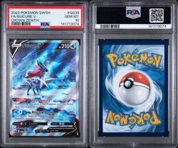 Pokemon Suicune V GG38/GG70 Crown Zenith Galarian Gallery PSA 10 Ultra Rare Holo - Image 4