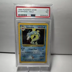 Pokemon TCG Gyarados 6/102 Base Set Holo Rare PSA 7 1999 100 HP Mitsuhiro Arita - Image 1