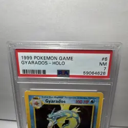 Pokemon TCG Gyarados 6/102 Base Set Holo Rare PSA 7 1999 100 HP Mitsuhiro Arita - Image 2
