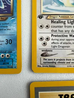 Pokemon Neo Destiny 1st Edition Light Dragonair #22/105 2002 and more - Image 3