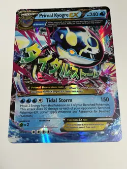 M Kyogre Ex JUMBO 55/160 XY Primal Clash Ultra Rare Holo Pokemon TCG NM - Image 1