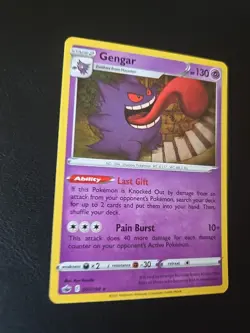 Gengar #57 Pokemon Chilling Reign LP - Image 2