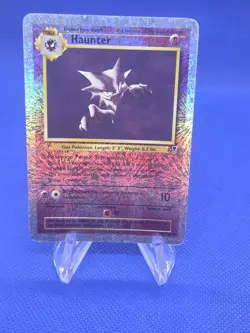 VTG WOTC Pokemon Legendary Collection Haunter 46/110 Firework Reverse Holo DMG - Image 1