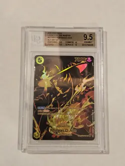 Beckett Gem Mint 9.5: Portgas.D.Ace (SP) ST13-011 Legacy of the Master Foil - Image 1