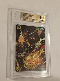 Beckett Gem Mint 9.5: Portgas.D.Ace (SP) ST13-011 Legacy of the Master Foil - Image 2