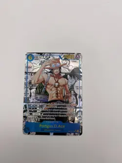 One Piece Card Game Carrying On His Will Portgas.D.Ace OP13-119 SEC Manga! - Image 3