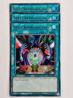 Yu Gi Oh - 3x LCKC-EN045 Spell Reproduction - Ultra Rare - Image 1
