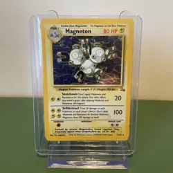Magneton 11/62 Pokemon Card TCG Fossil Set Unlimited Holo Rare - Image 1