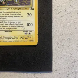 Magneton 11/62 Pokemon Card TCG Fossil Set Unlimited Holo Rare - Image 5