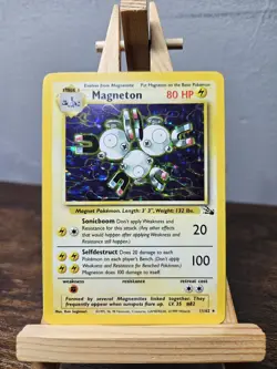 magneton 11/62 Fossil Set Rare Pokemon TCG HOLO - Image 1