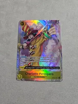 One Piece TCG Charlotte Perospero OP03-113 SR English NM - Image 1